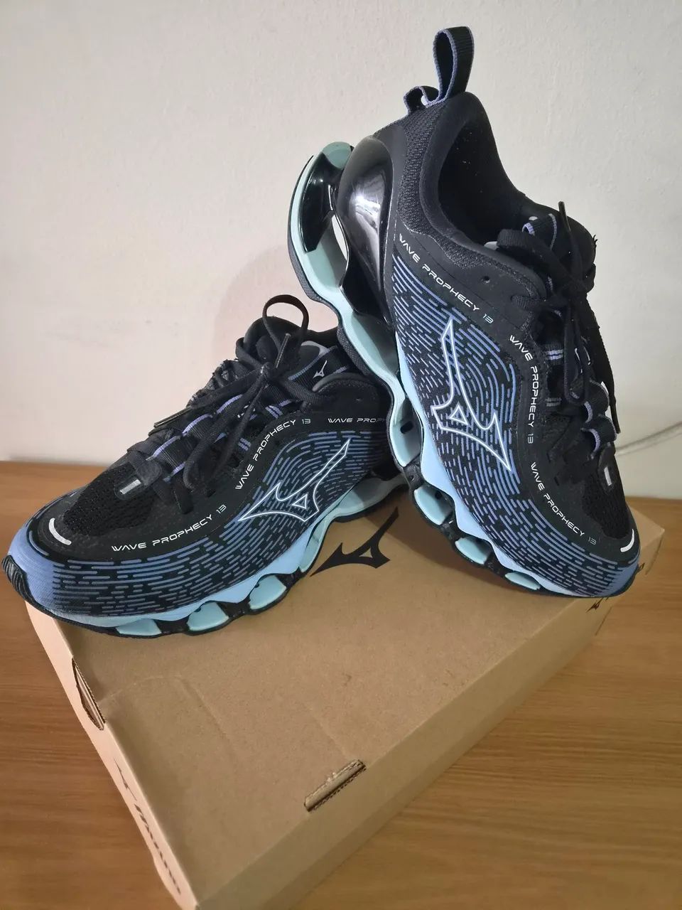 Mizuno Prophecy 13 - Azul/Preto n° 39 - Calçados - Jardim