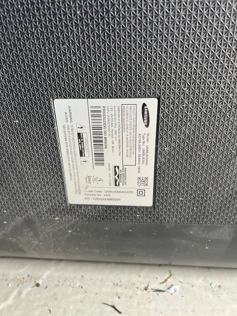 Tv para retirada de peças!