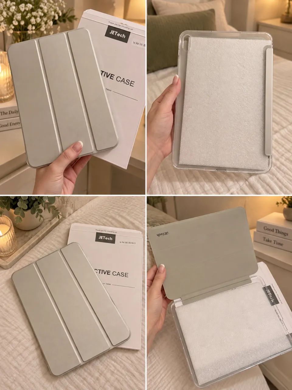 Capa JETech iPad A16 / iPad 10ª e 11ª Geração Prata - NOVA