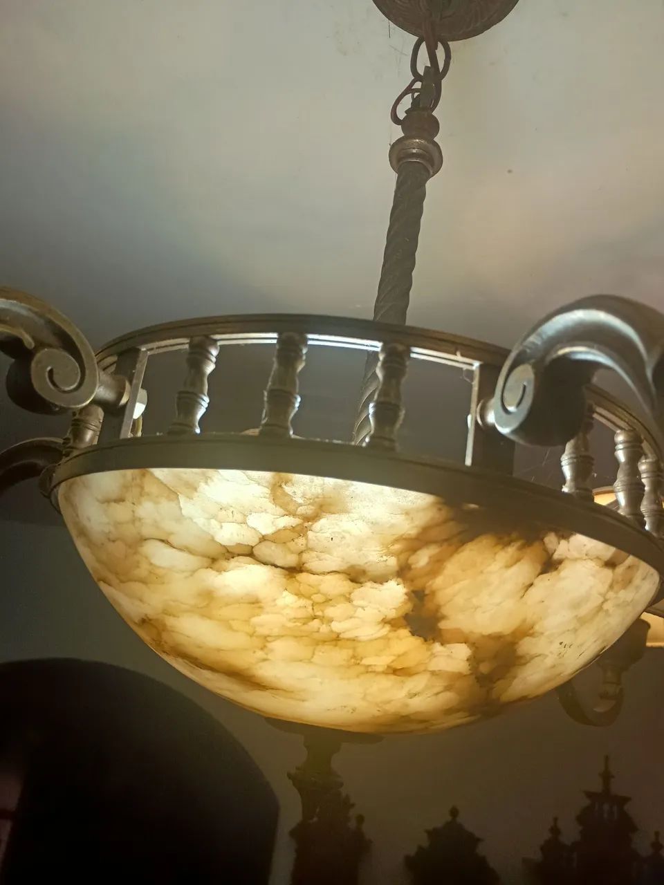Lustre em alabastro  - Foto 5