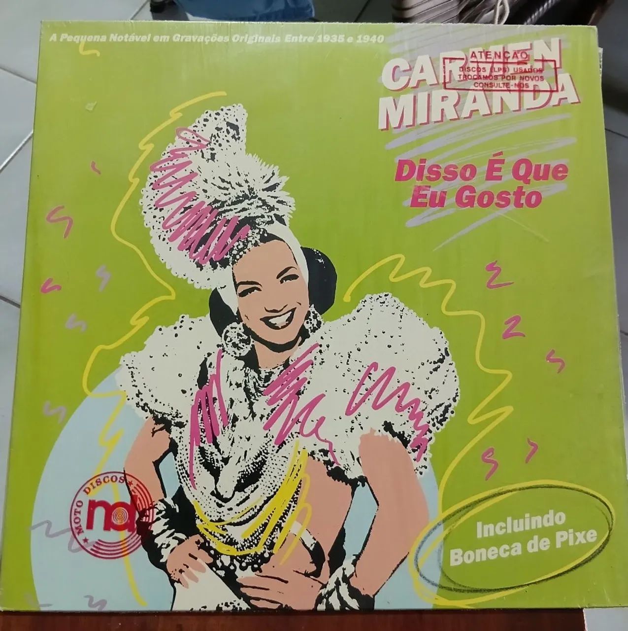 Disco vinil Carmen Miranda ( Raridade)