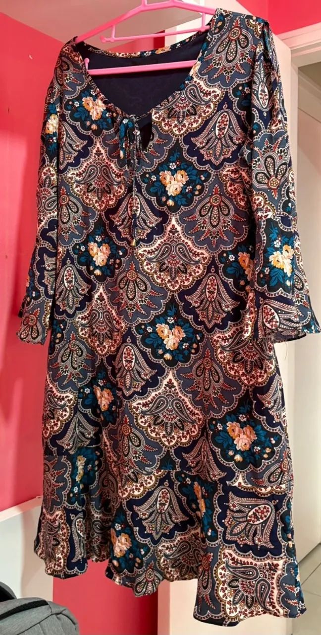 Vestido estampado Veneta