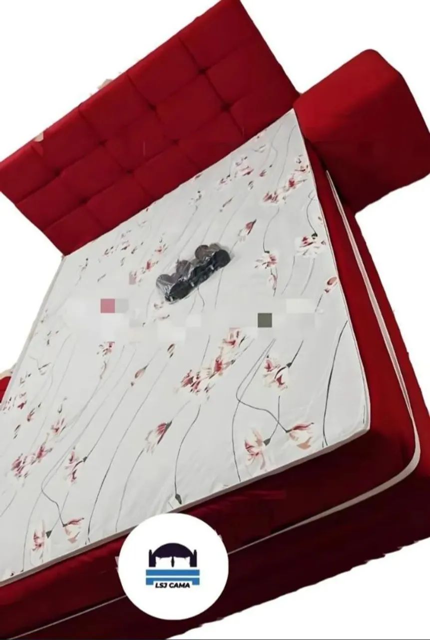 Cama box casal conforto e qualidade 