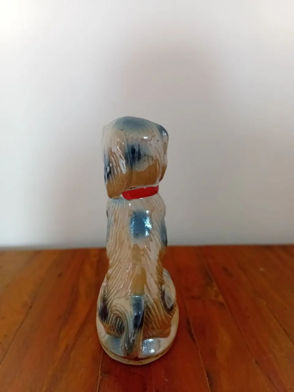 Cachorro Decorativo Antigo em Cerâmica Pintada - 20cm - Foto 5