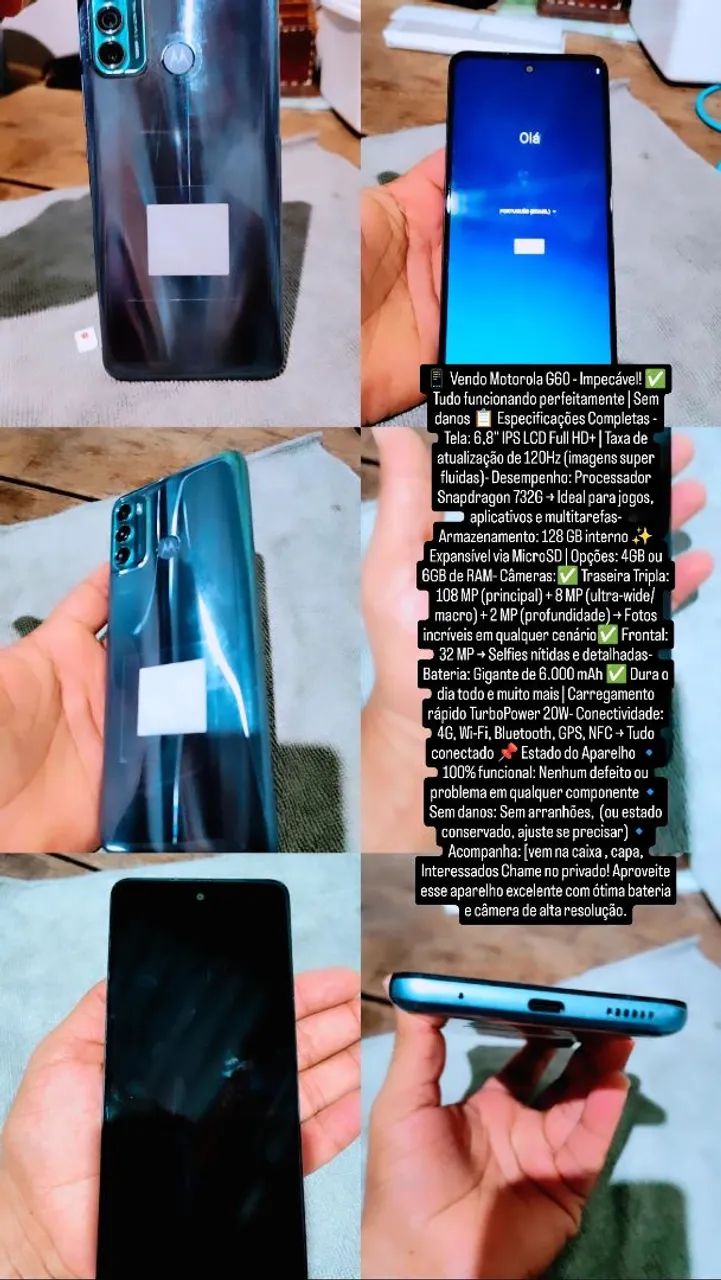 Vendo Motorola G60 - Impecável! - Foto 5