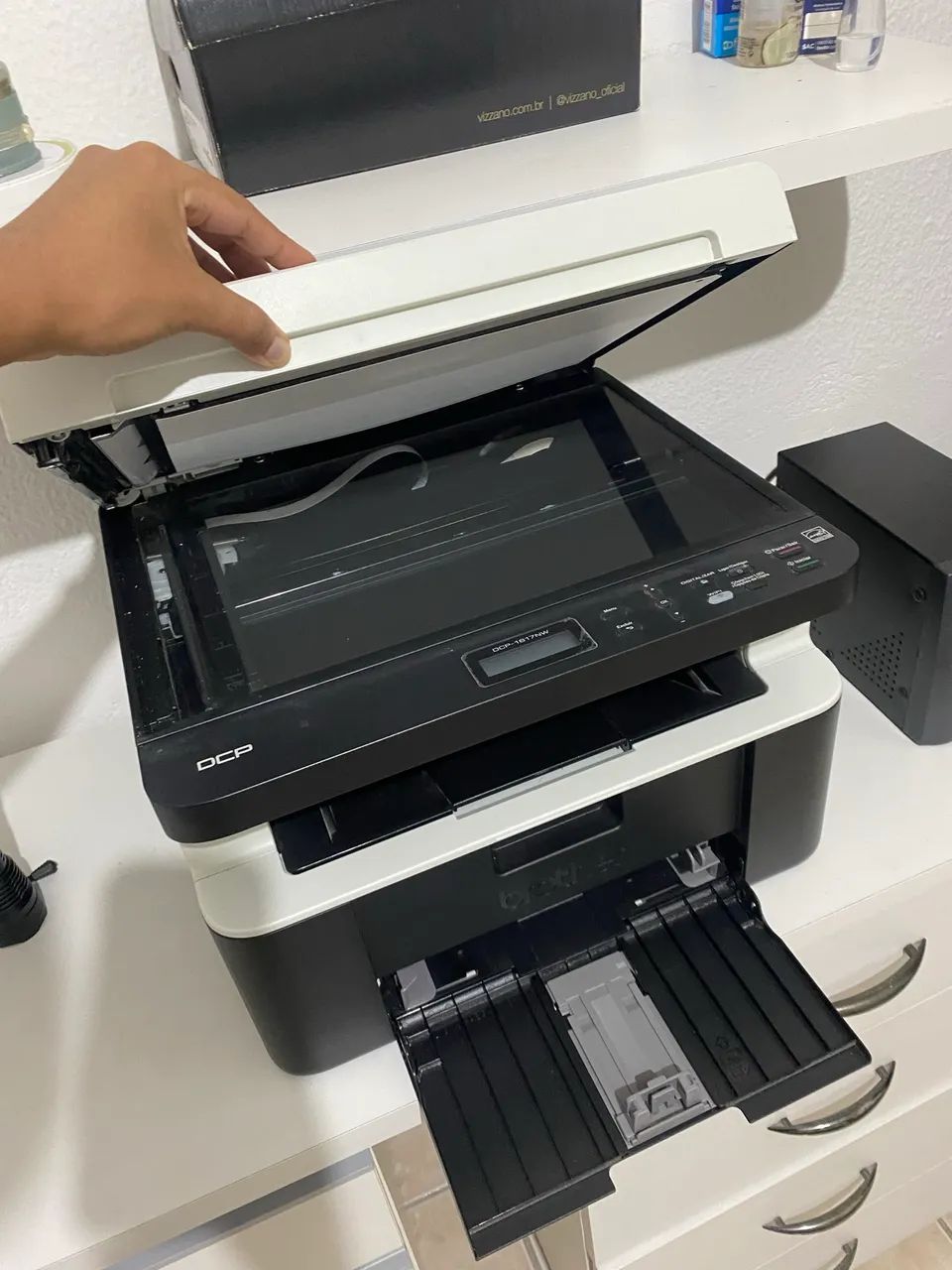 Impressora  laser Brother DCP-1617NW séries FUNCIONANDO PERFEITAMENTE - Foto 3