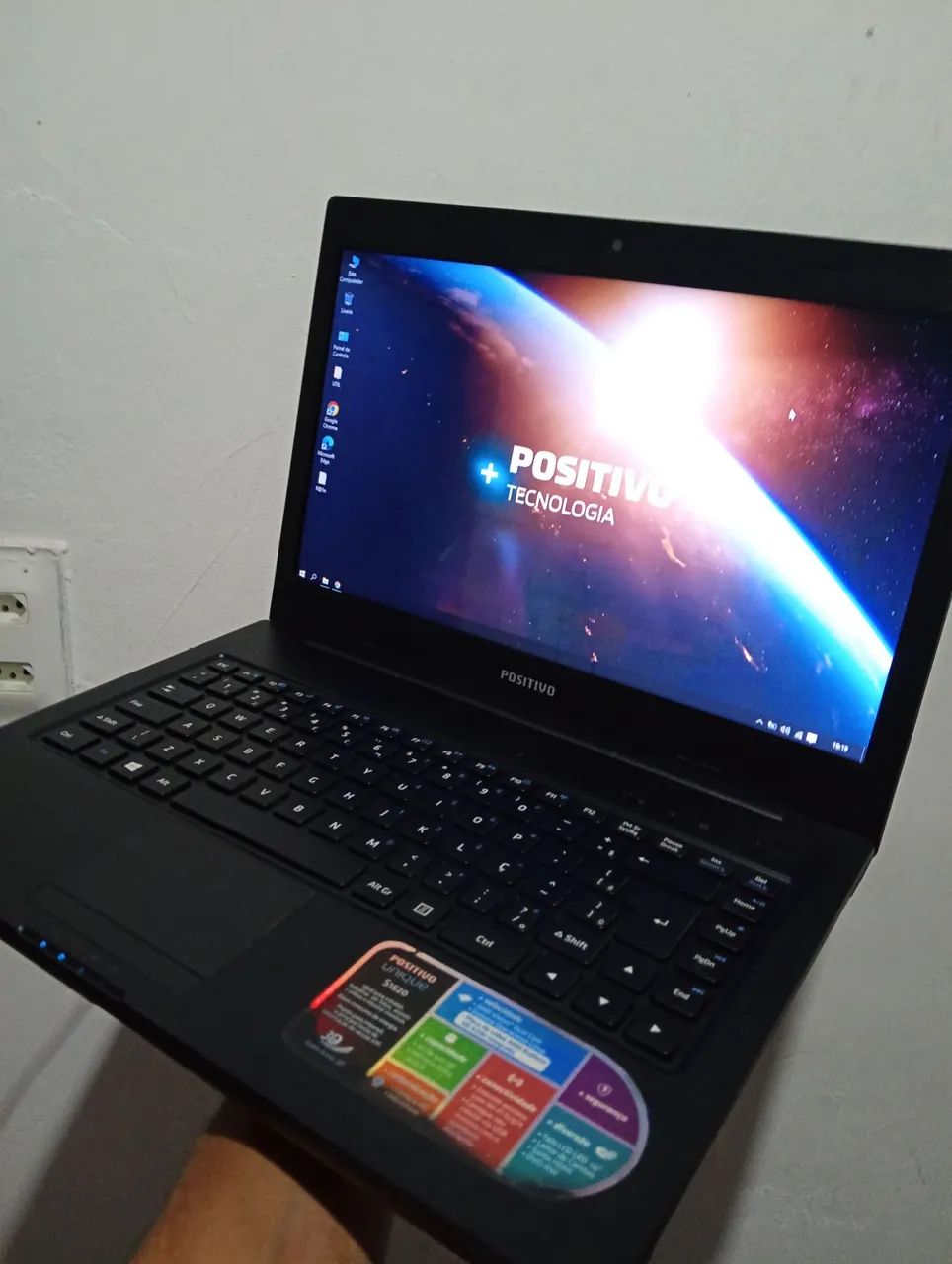 Notebook POSITIVO. AMD dual Core. 8 GB de memória. HD de 500Gb. Funcionando perfeitamente. - Foto 2