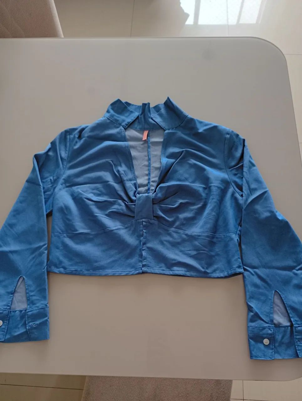Blusa de manga longa 
