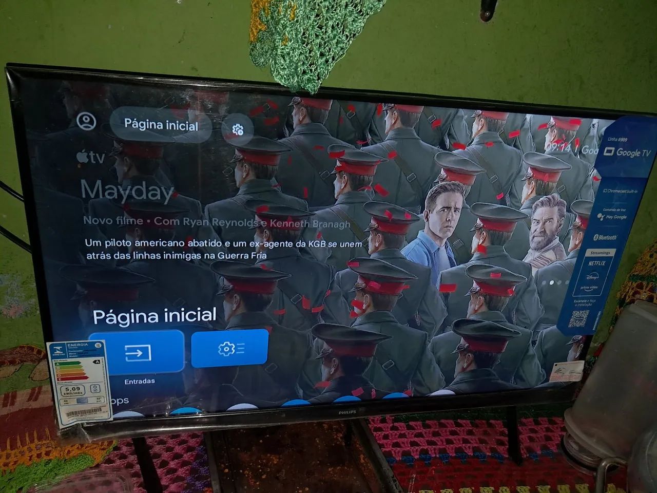 Tv 32 polegadas com apenas 4 meses de uso,agora mas barata,por apenas 800 reais  - Foto 2