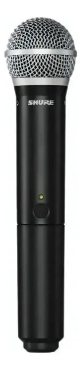Sistema De Microfone Sem Fio Shure Blx24br/pg58-m15 P/ Vocal Cor Verde - Foto 2