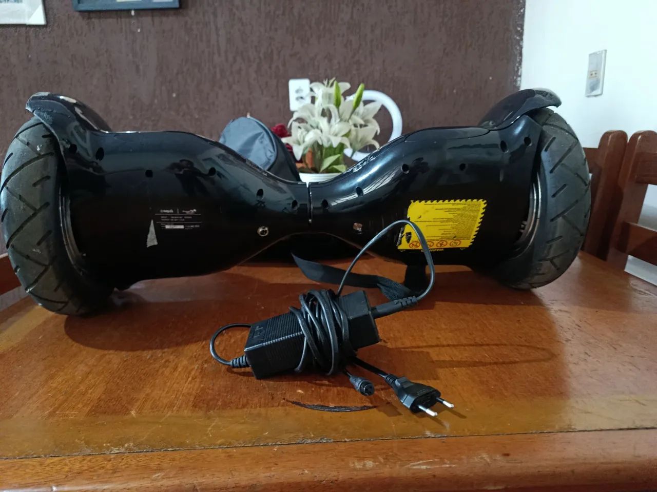Hoverboard Elétrico Scooter Preto 6,5 Polegadas Usado - Foto 4