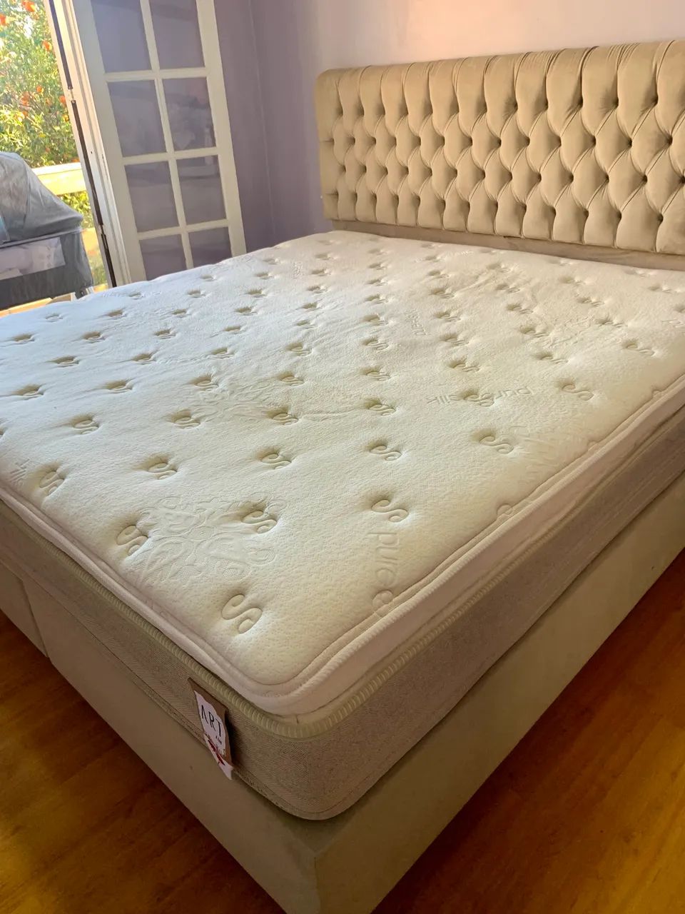Cama Box King Herval + Cabeceira Capitonê  - Foto 3