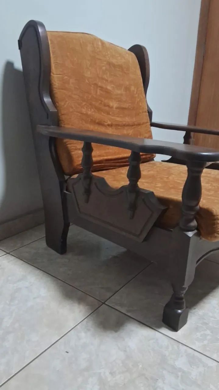 Jogo de sofá antigo - Foto 3