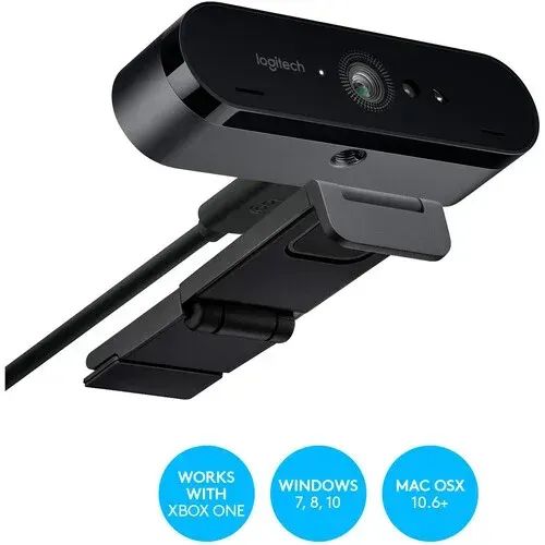 Webcam Ultra HD Logitech BRIO 4K - Foto 5