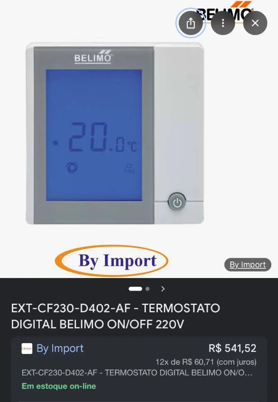 Termostato eletrônico lcd 
