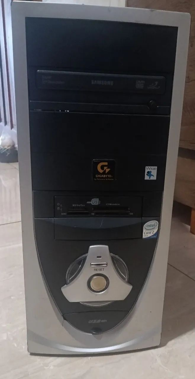 Desktop PC de Mesa - Core 2 Duo, HD 320 GB e Windows 10 Pro