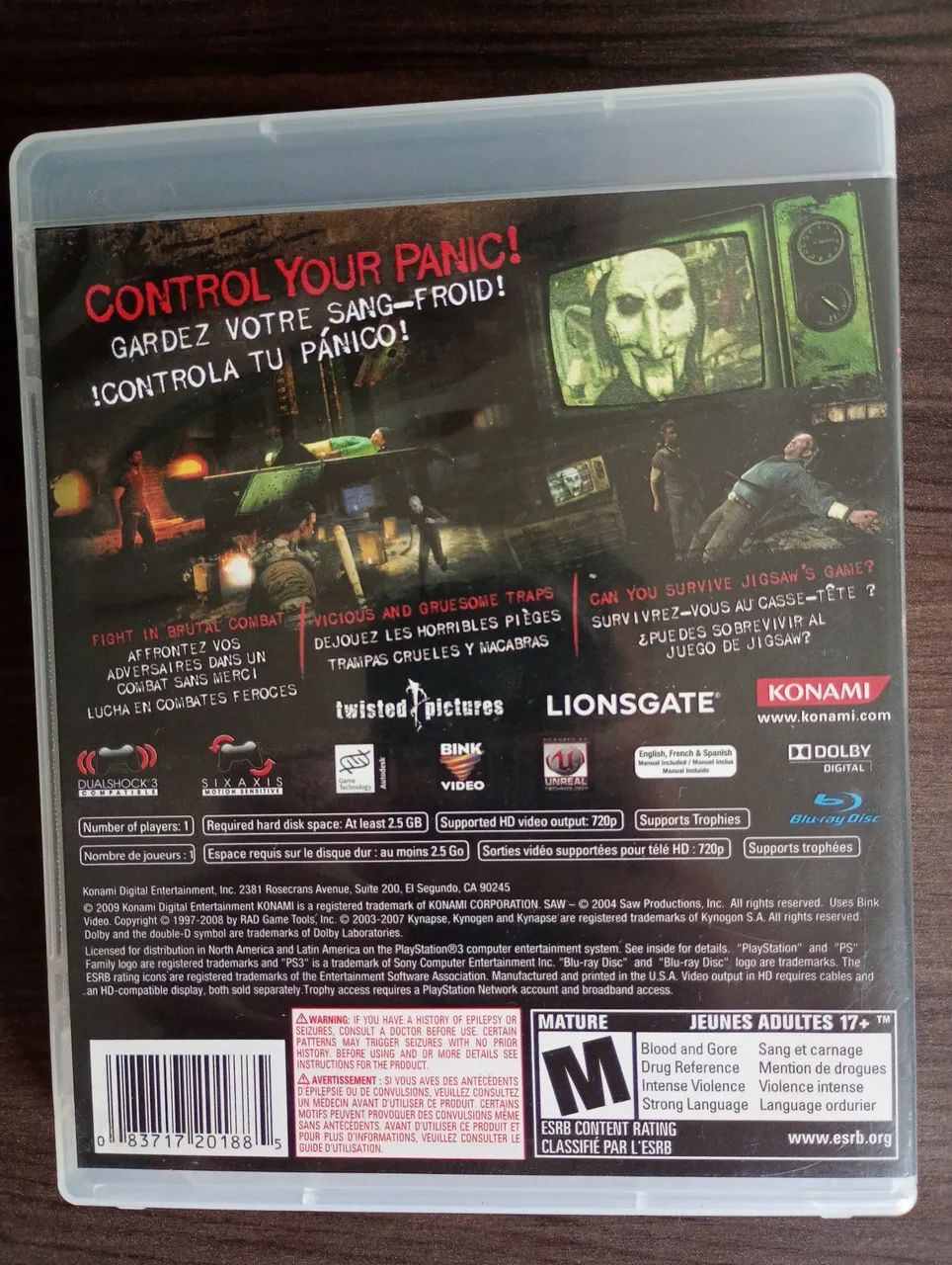 Saw Jogos Mortais PS3 - Foto 2