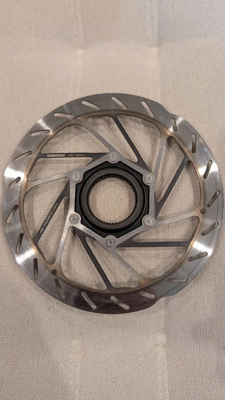 Par de disco de freio Sram HS2 160mm e 180mm- Centerlock - Foto 4