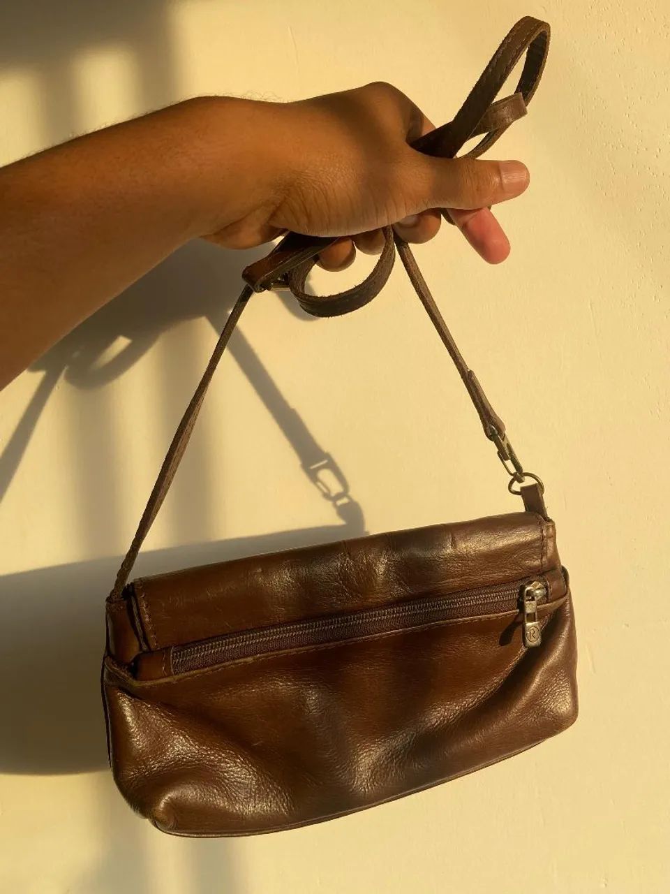Bolsa couro vintage Thomaz Rabelo  - Foto 2