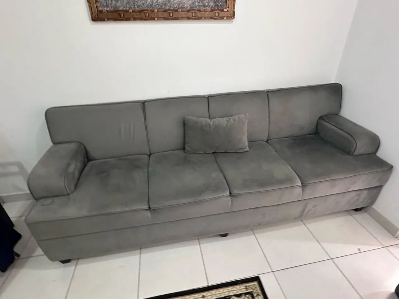 Sofá + Puff à venda!  - Foto 3
