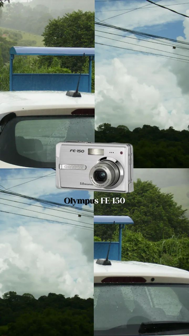 Olympus FE-150 com acessórios e caixa (LEIA A DESCRIÇÃO) - Câmeras