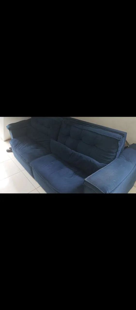 Sofá retrátil acompanhado de duas poltronas - Foto 2