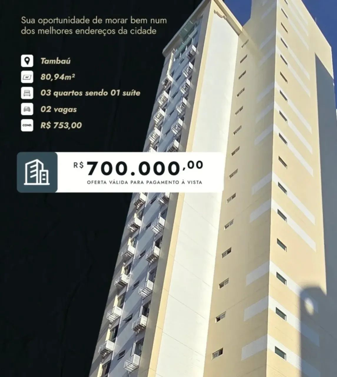 APARTAMENTO C 81m² - 03 QUARTOS SENDO 01 SUÍTE