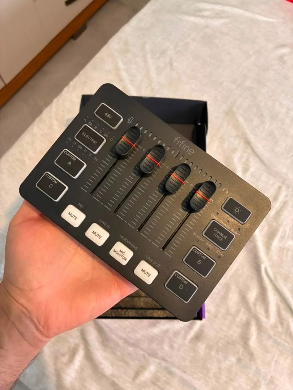 Audio Mixer FIFINE AmpliGame SC3  - Foto 2