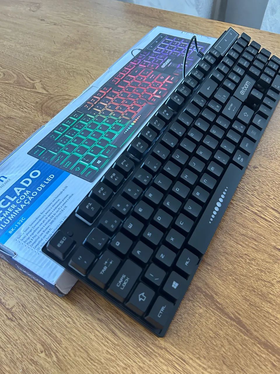 Teclado gamer com iluminação de led - entrega rápida  - Foto 3
