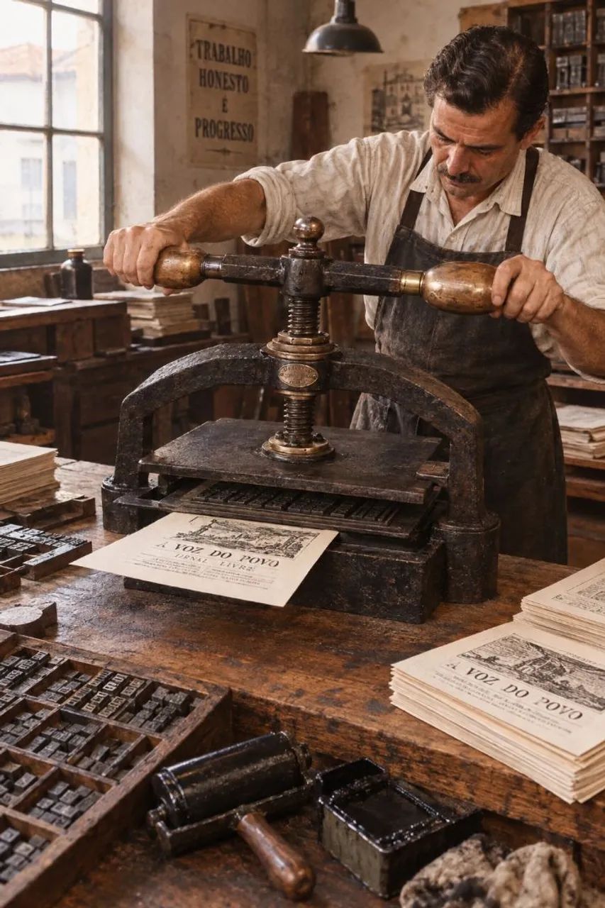 Prensa de tipografia,antiga e rara: - Foto 4