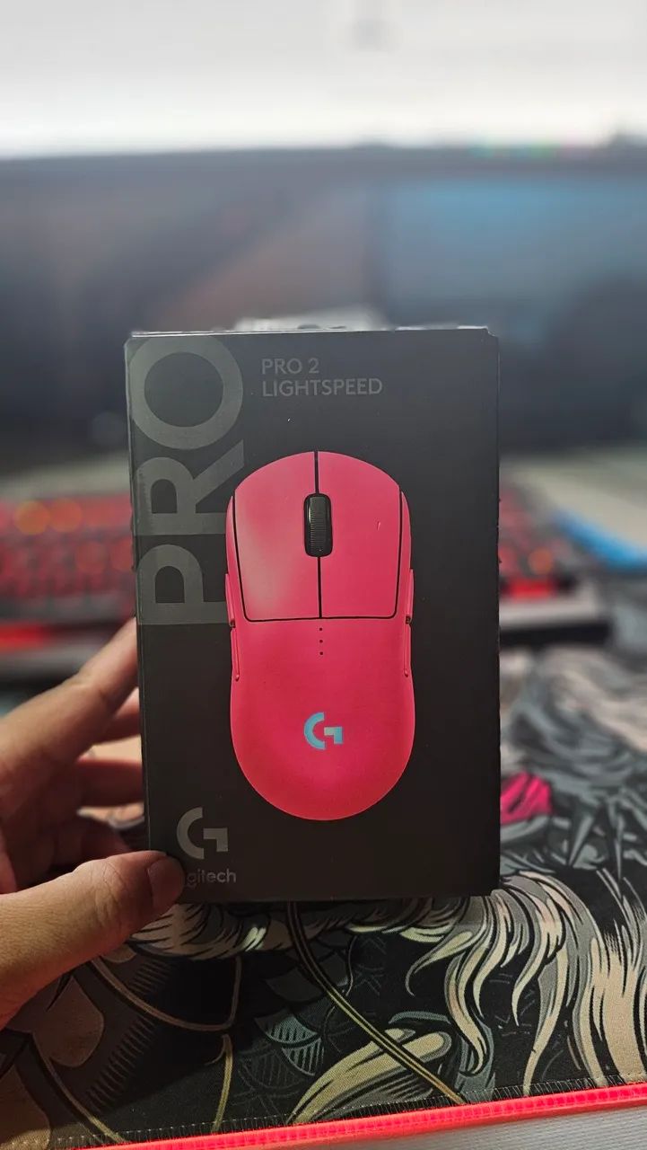Mouse logitech G Pro 2 Lightspeed magenta. 