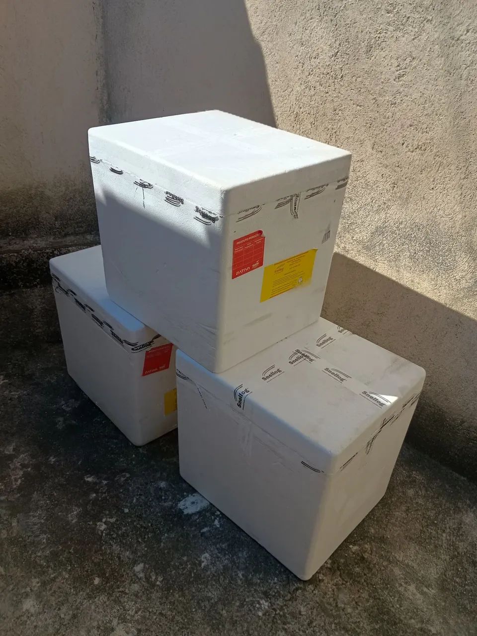 CAIXA DE ISOPOR 