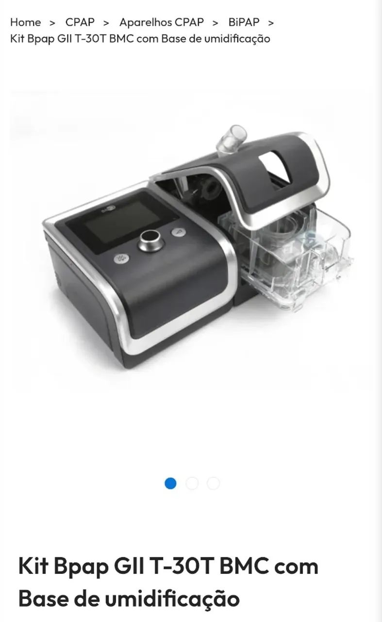 Kit Bpap BMC com Base de umidificação