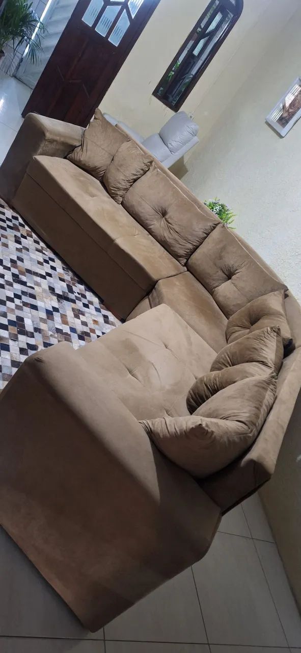 Vendo sofá de canto, pouco usado! - Foto 4