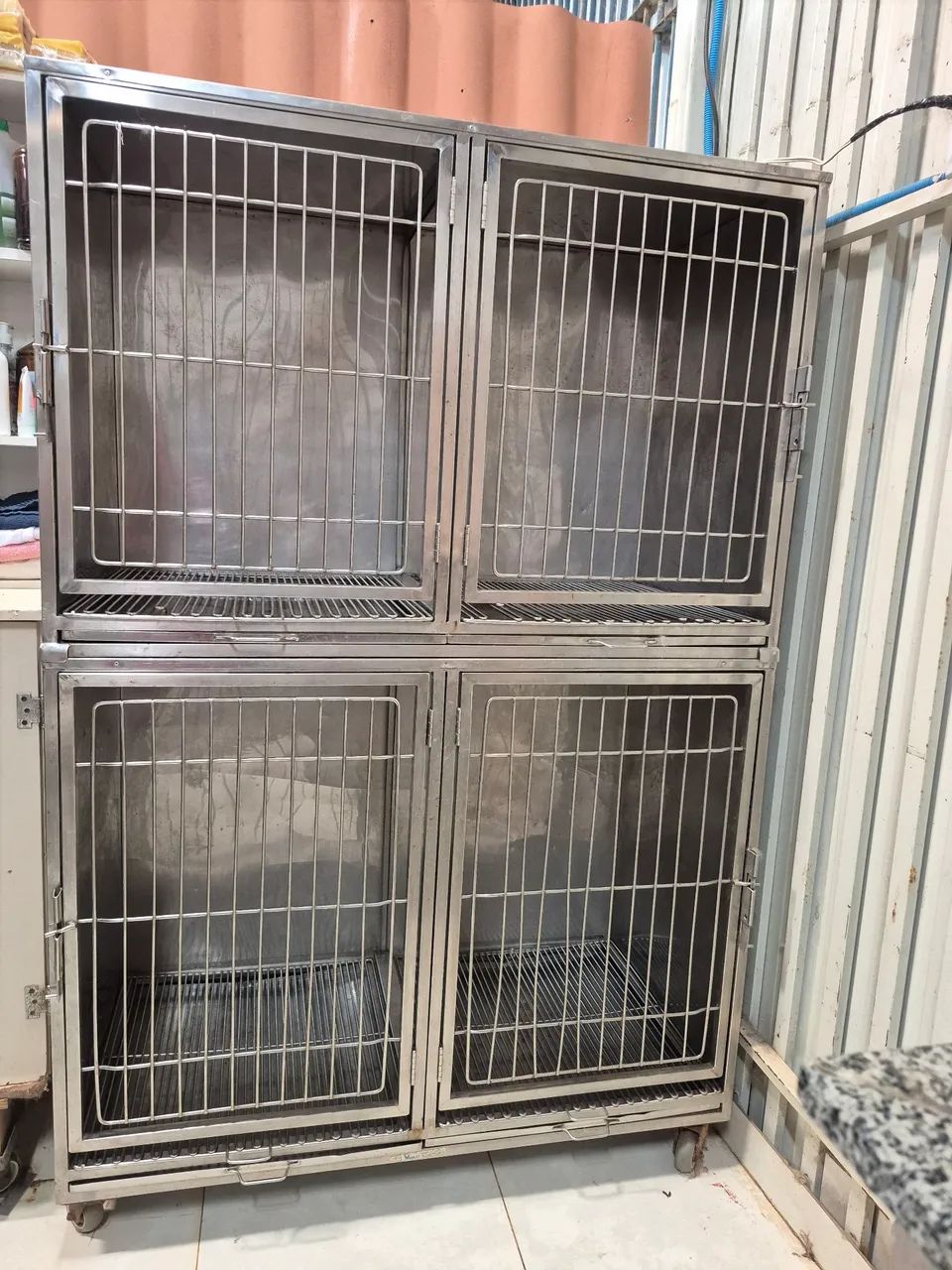 Canil veterinário em Inox  - Foto 4