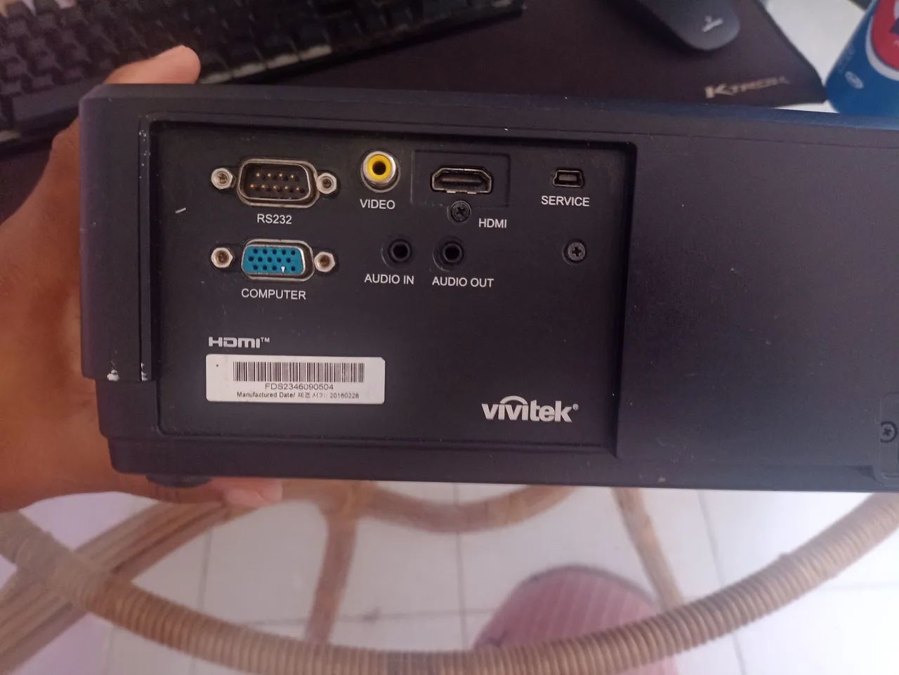 Projetor Vivitek DS234 - Conectividade HDMI e VGA  - Foto 2