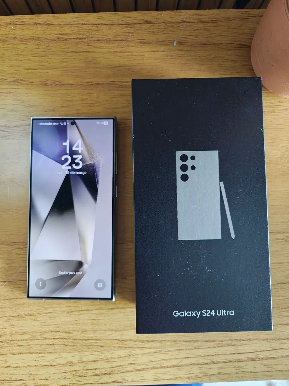 Samsung Galaxy S24 Ultra 512GB Cinza - Impecável (Estado de Novo