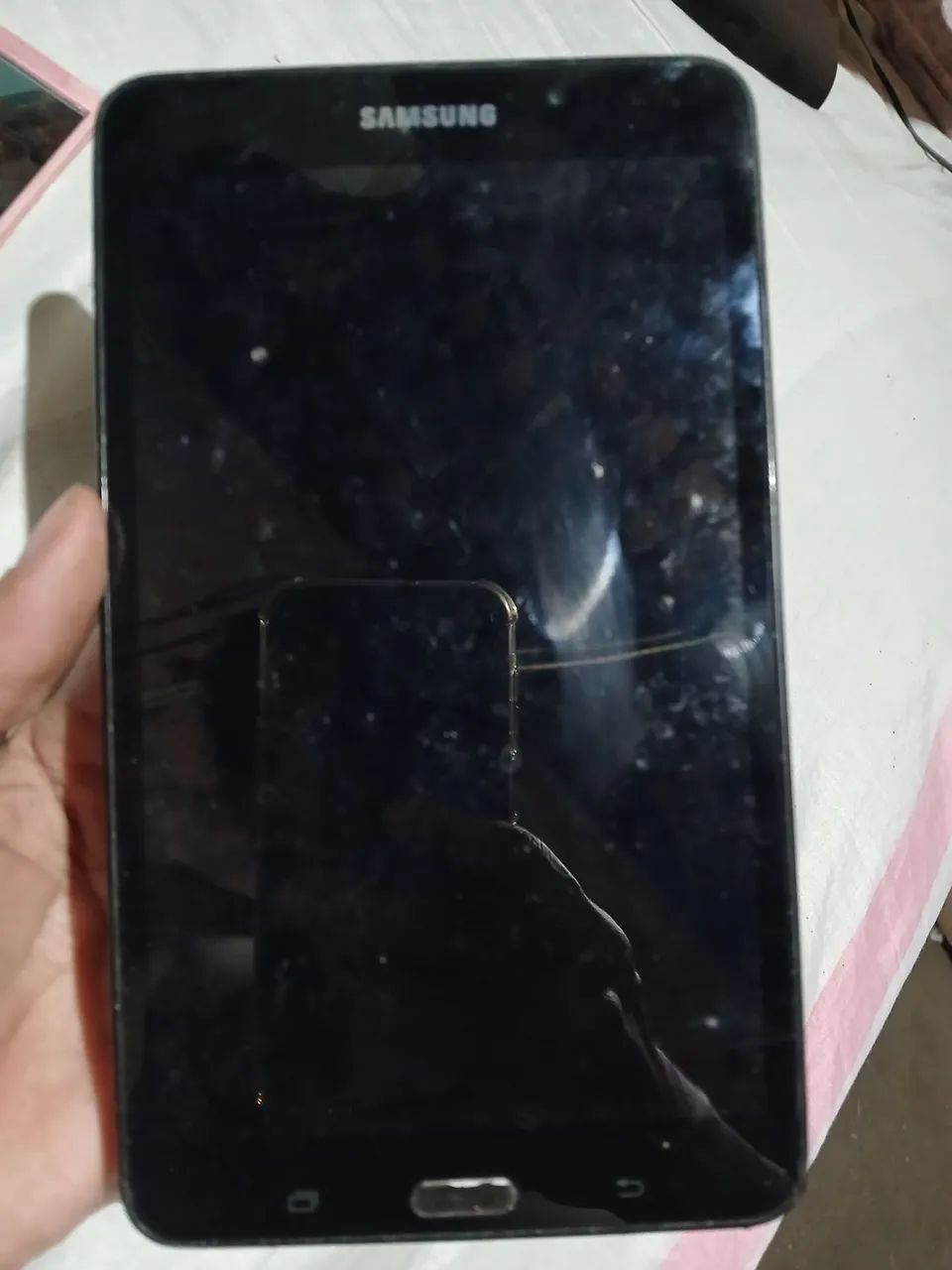 Tablet samsung com defeito 