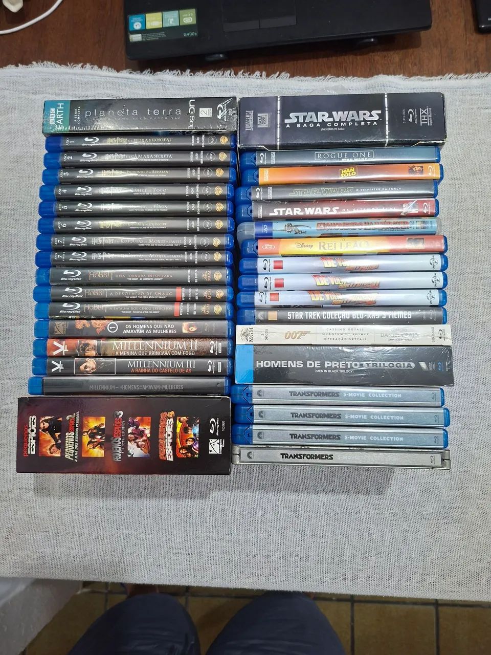 52 BLU-RAY de AVENTURA 30 reais cada.