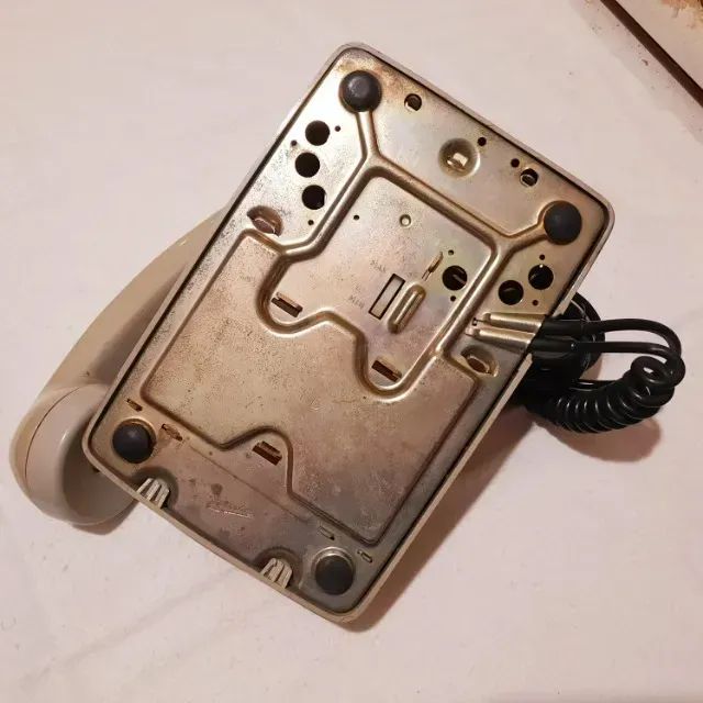 Telefone Cinza Antigo Disco Ericsson Mesa Ótimo Estado - Foto 4
