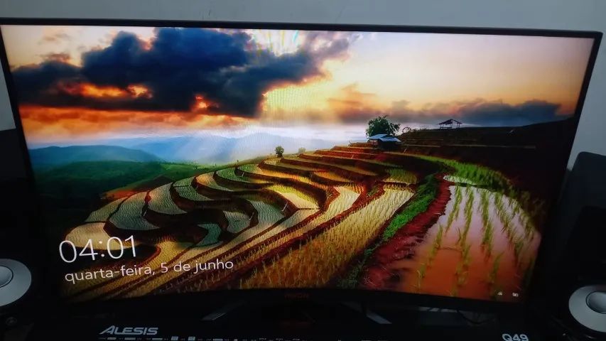 Monitor Curvo Agon 32 AOC Novo, embalado. - Foto 4