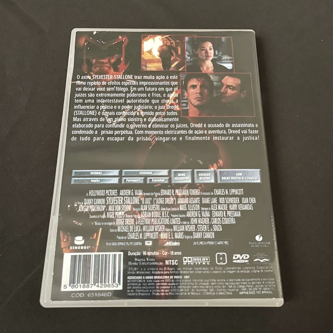 O Juiz - Sylvester Stallone (DVD nacional) - Foto 2
