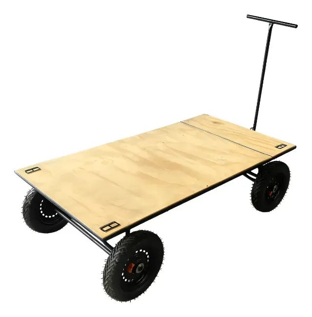 Carro plataforma Metalosa 400kg sem grade