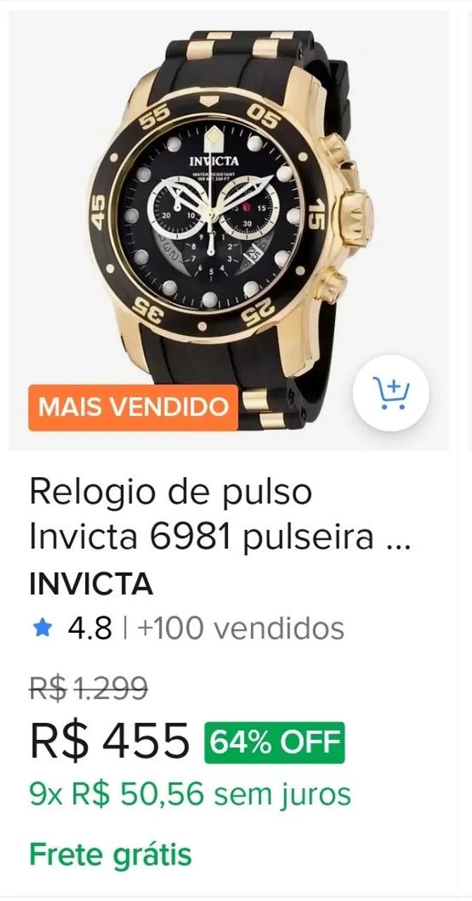 Relógio de Pulso INVICTA 6981 - Foto 5