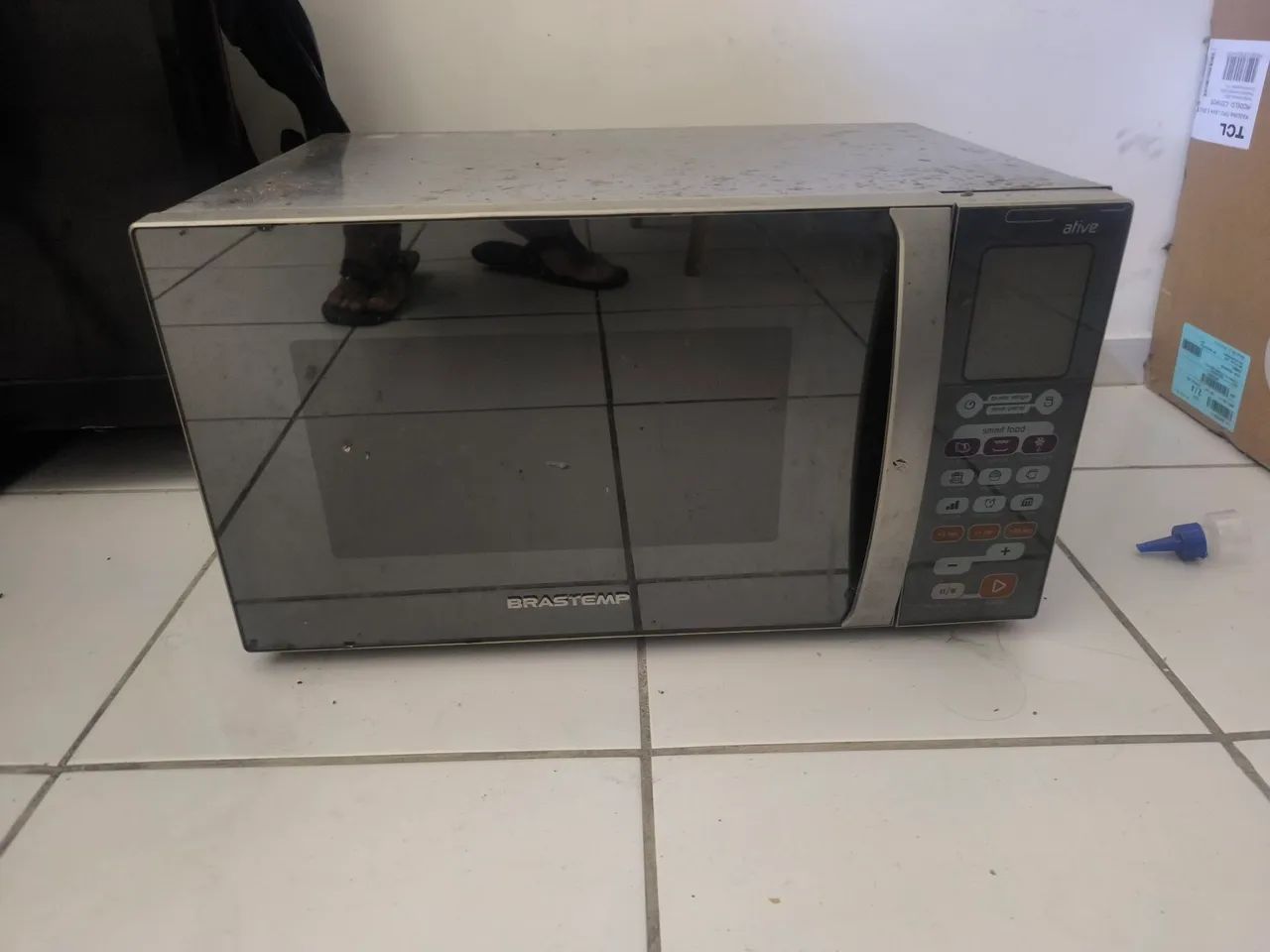 Vendo Microondas Brastemp Ative inox grill - 220v