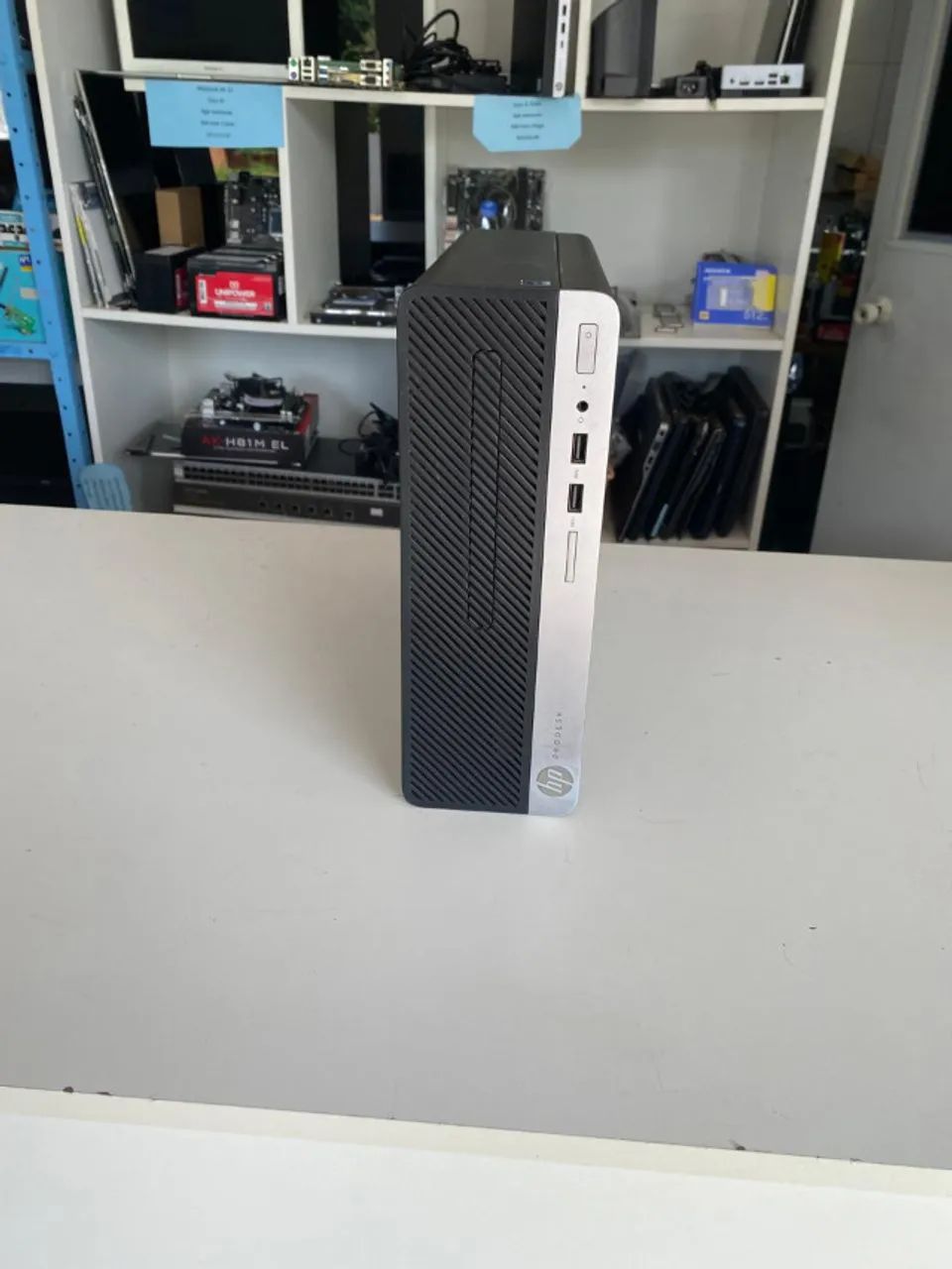 cpu hp intel core i3 8a geração /8gb memoria  ddr4 /500gb hd+ssd 120gb com garantia e nf - Foto 4