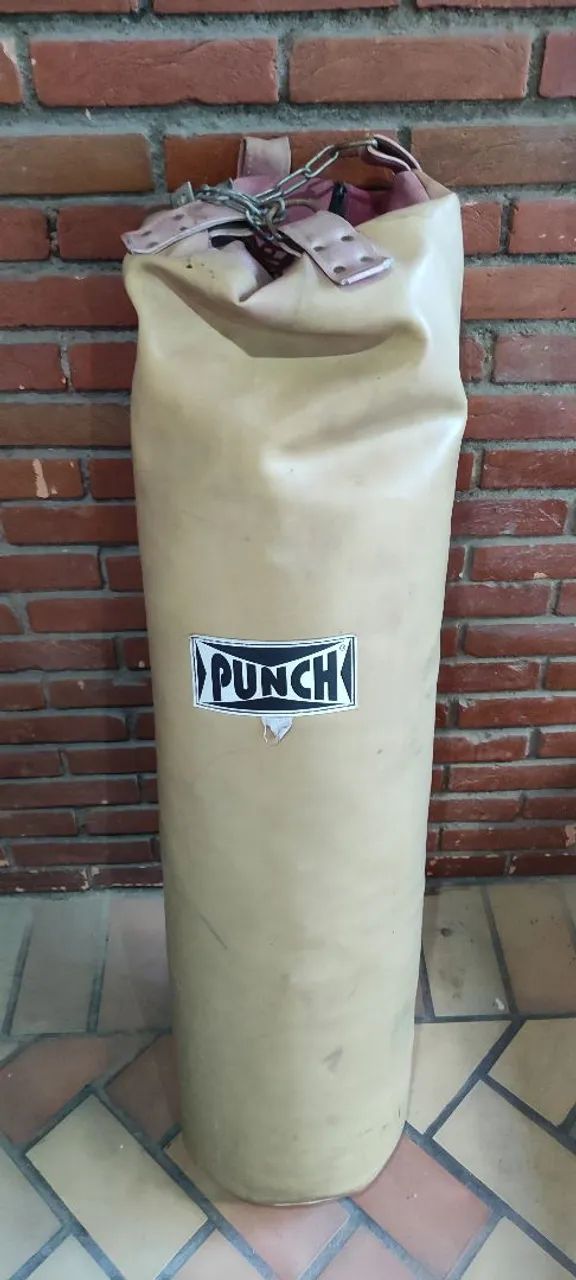 Saco de Pancadas Punch Original Completo com Corrente | Boxe Muay Thai