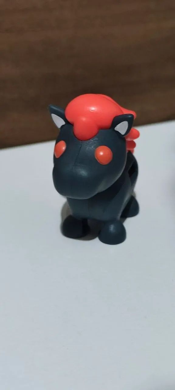 Dupla de Miniaturas Fantásticas - Kitsune e Malcórnio - Aproximadamente 7 cm - Foto 5
