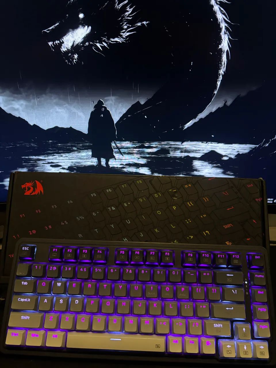 Teclado Redragon KS82-B - Foto 2