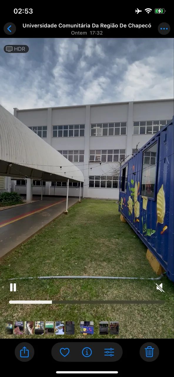 Container pronto para uso comercial